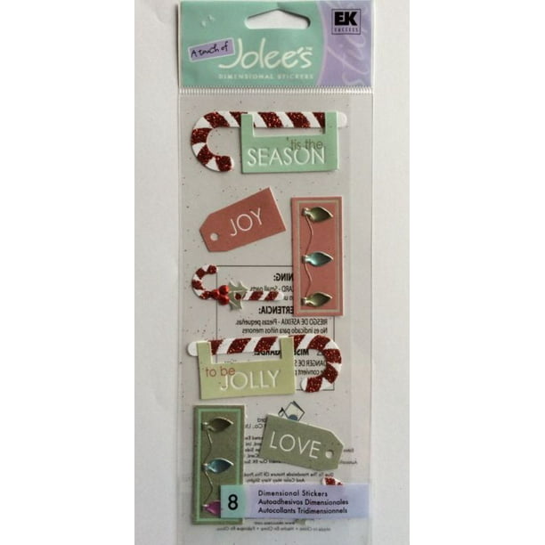 A Touch Of Jolee’s Scrapbooking Dimensional Stickers 